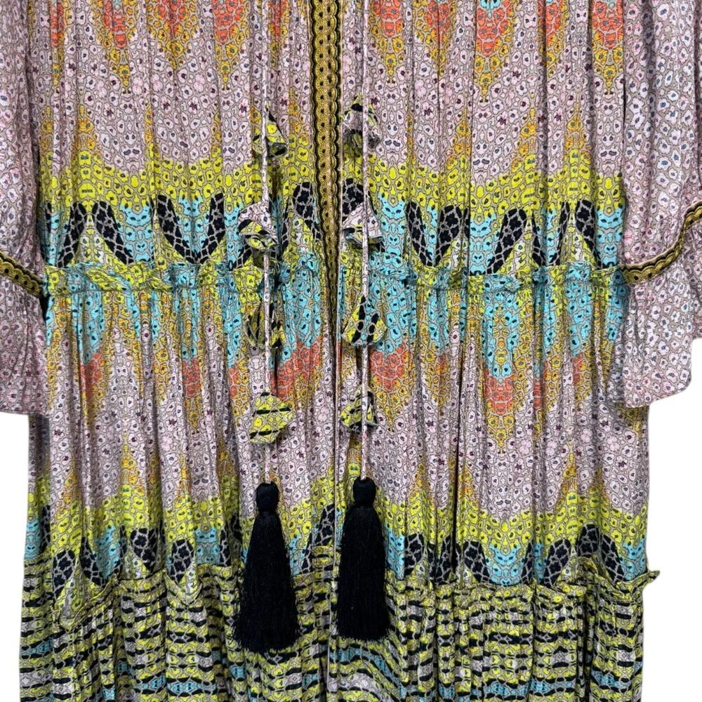 Bhanuni by Jyoti Giorgia Embroidered Maxi Dress - Anthropologie - Size 4 - Picture 4 of 7